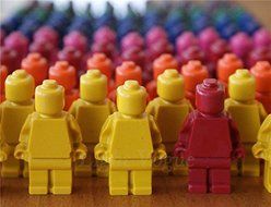 Minifigures Lego Style Gummy Candy, Jelly, Soap, Chocolate Mold - 100% Food Grade Silicone, Mobi Kitchen N4