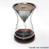 Pour Over Coffee Filter - Reusable Cone Dripper with Silicone Grip for Chemex, Hario V60 and other Coffee Carafes N6