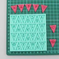 Sher Flag Letter Texture Pad Fondant Cake Molds Chocolate Mould For The Kitchen Baking N3