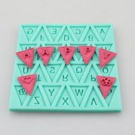 Sher Flag Letter Texture Pad Fondant Cake Molds Chocolate Mould For The Kitchen Baking N5