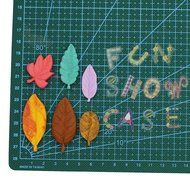 Funshowcase 6 Leaves Fondant Leaf Candy Mold for Sugar Paste, Chocolate, Fondant, Butter, Resin, Polymer Clay,... N3