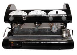 la Pavoni BAR-STAR 2V-R - 2-Group Commercial Espresso Cappuccino machine. Red