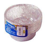 Pack of 20 Large Deep Foil Pie Dishes