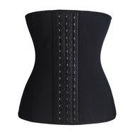 Junlan Latex Waist Cincher Waist Trainer Trimmer Long Torso with 3 Hook Rows N9