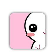 Generic Cup Coaster Printed Bunny Mdf Hipster N4