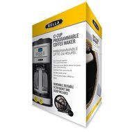 BELLA Classics 12 Cup Programmable Coffee Maker, Bold Brew Stainless and Chrome N3