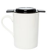 Premium Tea Infuser Brew-In-Mug Stainless Steel with Long Handles for Steeping Loose Leaf Tea, Lid Included (Green) N10