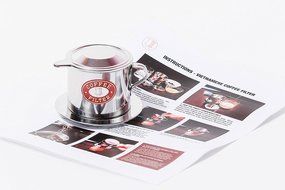 Vietnamese Coffee Filter Press. Screw Down Insert. Dripper Mechanism. Made in Vietnam. Sizes S, M, or L in 1,... N5