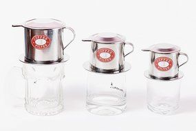 Vietnamese Coffee Filter Press. Screw Down Insert. Dripper Mechanism. Made in Vietnam. Sizes S, M, or L in 1,... N6