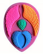 1Pcs Baking Molds Cake Decorating Supplies Angel Wings Multi Cavity Silicone Mold for Fondant Gum Paste &amp; Chocolate... N3