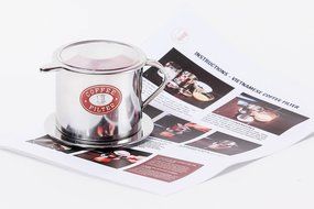 Vietnamese Coffee Filter Press. Screw Down Insert. Dripper Mechanism. Made in Vietnam. Sizes S, M, or L in 1,... N8