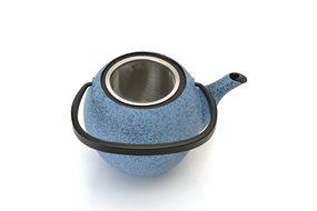 BergHOFF Studio Cast Iron Teapot, Red N11