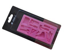 FOUR-C Gum Paste Decorating Mold Cake Decorating Tools Color Pink N3