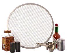 Update International PS-16 Aluminum Pizza Screen, 16-Inch, Set of 4 N6