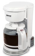 Better Chef IM-121W 12-Cup Digital Programmable Coffeemaker, White
