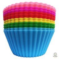 Kitopia's Premium Quality Silicone Baking Cups. Muffin Molds Including 6 Of Our Delicious Recipe Ebooks N5