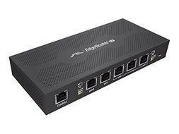 Ubiquiti Edgerouter PoE - Router - Desktop, Wall-Mountable - Black (ERPOE-5)