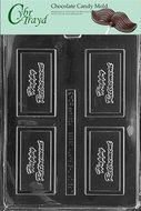 Cybrtrayd BC043 Happy Retirement Business Card Chocolate Candy Mold