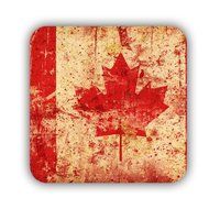 Generic Coaster Fashion Mdf Material Have With Canadian Flag