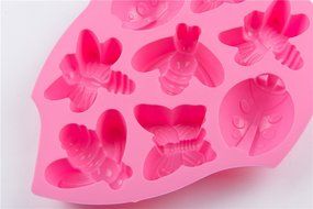 8 Cavity Insect Silicone Handmade DIY Cake Cookie Pudding Jello Chocolate Baking Mold Food Grade N4