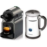 Nespresso A+D40-US-SI-NE Inissia C40 Silver Bundle, Silver N10