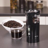 Electric Coffee Grinder with Chamber Maid Cleaning System, Grinds for 4 to 12 Cups, Black