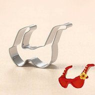 Y&amp;XL&amp;H Fashion Sunglasses Shape Cookie Cutters Fruit Cut Molds Stainless Steel