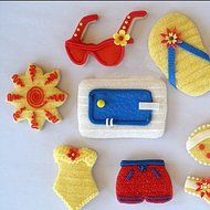 Y&amp;XL&amp;H Fashion Sunglasses Shape Cookie Cutters Fruit Cut Molds Stainless Steel N2