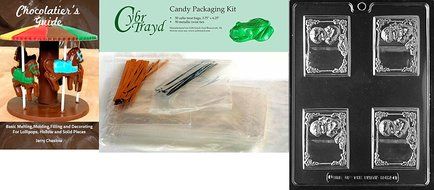 Cybrtrayd R062 Communion Boy &amp; Girl Book Chocolate Candy Mold with Exclusive Cybrtrayd Copyrighted Chocolate Molding... N3