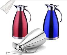 Premium 1.5L/51OZ Coffee Carafe/Vacuum Insulated Carafe With Press Button Top by Ksendalo, Double Wall,18/8 Stainless...