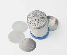 Signstek Stainless Steel Coffee Art Tool Set Cappuccino Latte Cocoa Powder Dispenser Tank Mould N6