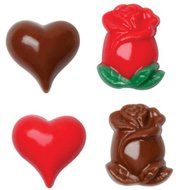 Make N' Mold 0159 Dress My Cupcake Rose and Heart Minis Candy Mold