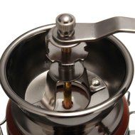 Vintage Ceramic Manual Coffee Beans Mill Nut Spice Hand Grinder Stainless Steel N8