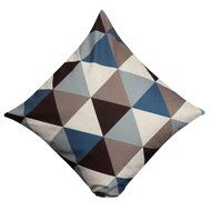 Beautyvan New Comfortable geometric cushion covers decorative pillows cushions (Blue) N4