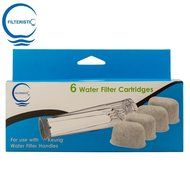 Filteristic Six Single Cup Brewer Replacement Charcoal Filters - For Keurig - Water Filter Cartridges N3