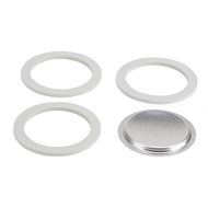 Bialetti 4-Cup Stainless Replacement Gasket / Filter Pack