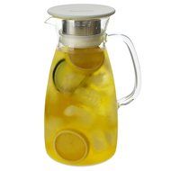 FORLIFE Mist Glass Ice Tea Jug , 34-Ounce, Turquoise N15