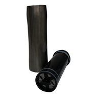 Equaliteria&trade;Portable stainless steel grey French Press 12oz travel mug with filter and double wall insulated thermos... N3