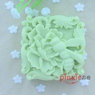 Pinkie Tm Bee flowers Handmade SOAPfondant mold,resin clay chocolate candy silicone cake mould,fondant cake decorating... N2