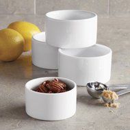 Sur La Table Straight-Sided Ramekin 59928/10 , 5 oz. , White
