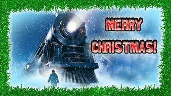 Polar Express 1/4 Sheet Edible Photo N3