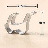 Y&amp;XL&amp;H Fashion Sunglasses Shape Cookie Cutters Fruit Cut Molds Stainless Steel N3