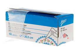 Ateco Disposable Pastry Bags, 12-Inch, 100 Bags