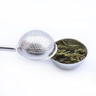 The Friendly Swede Stainless Steel Long Push-Open Handle Tea Infuser, Set of 4 N7