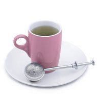 The Friendly Swede Stainless Steel Long Push-Open Handle Tea Infuser, Set of 4 N8
