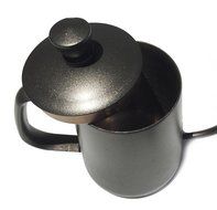 Pour Over Drip Coffee Tea Pot Kettle in Teflon Stainless Steel Gooseneck Narrow Spout, 600 ml N4