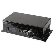 MCM Custom Audio 50-14802 Compact Rugged 30W Stereo Amplifier with IR Remote Control, 15W x 2 Channels
