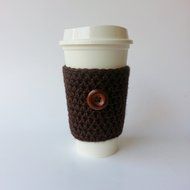 Travel Mug Cozy Toasty Dark Brown N2