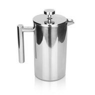 Powilling French Press Coffee Maker - Double Wall Stainless Steel French Coffee Press, 1 Liter N3