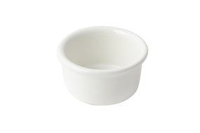 Bon Chef 9025 Aluminum Ramekin, 5 oz Capacity, 3-1/2" Diameter, Sandstone White (Pack of 24)